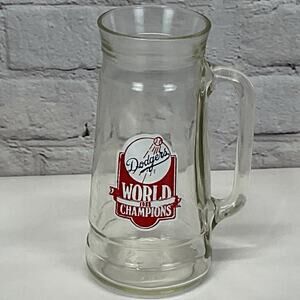 Vintage MLB LA Dodgers 1988 World Champions Peanut Beer Mug Baseball Collectible